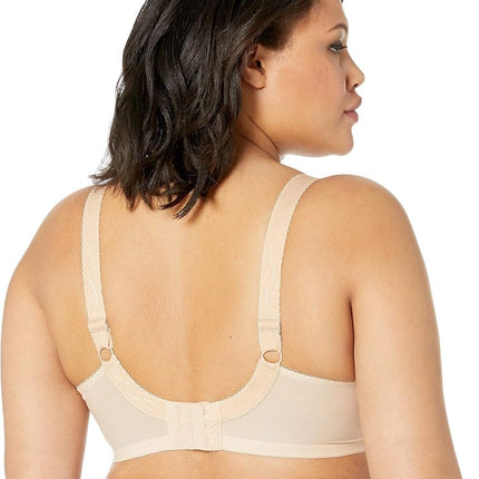 Elomi Women's Morgan Underwire Banded Bra, Beige, 38G