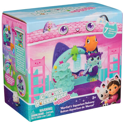 Gabby's Dollhouse Playset Movie Aquarium Balcony