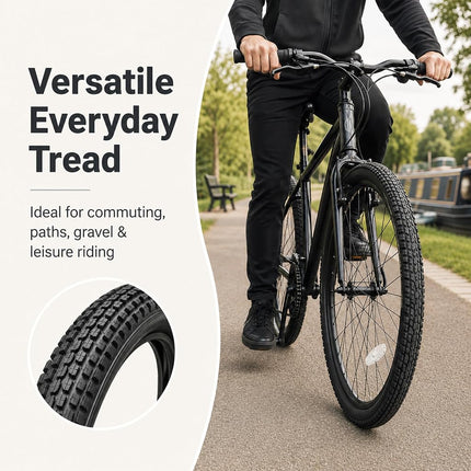 Eastern Bikes 26 Inch Bike Tyres Pair, 26 x 1.95 Mountain Bike Tyres with 2 Inner Tubes, 2 Rim Tapes & Tyre Levers, Schrader Valve