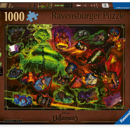 Disney Villainous:Horned King and Figurine1000 Piece Jigsaw Puzzle for Adults - Every Piece is Unique, Softclick Technology Means Pieces Fit Together Perfectly