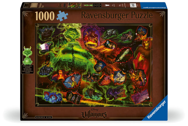 Disney Villainous:Horned King and Figurine1000 Piece Jigsaw Puzzle for Adults - Every Piece is Unique, Softclick Technology Means Pieces Fit Together Perfectly