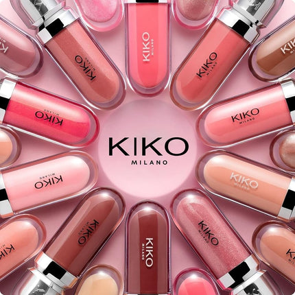 Kiko Milano 3D Hydra Lip Gloss – High Shine, Hydrating, Plumping, Non-Sticky, Moisturizing Lip Makeup – 17 Pearly Mauve – 6.5ml