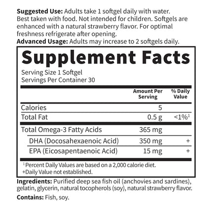 Garden of Life - Oceans Mom Prenatal DHA 350 mg. - 30 Softgels
