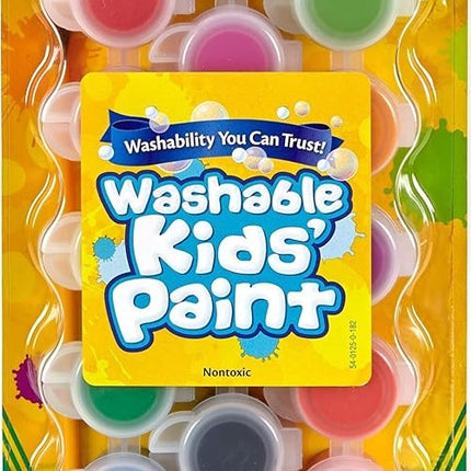 CRAYOLA 18ct Washable Kids Paint Pots