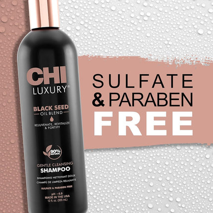 CHI Luxury Black Seed Oil Gentle Cleansing Shampoo, 355ml