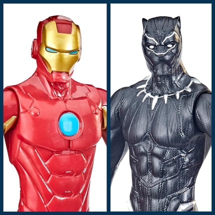 Marvel Titan Hero Series Action Figure Multipack, 6 Action Figures, 30-cm Toys, Inspired Comics, for Children Aged 4 and Up