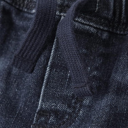 Gymboree Boys' and Toddler Pull on Denim Jeans, Dark Blue Indigo, 12