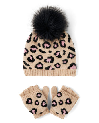 The Children's Place girls Winter Hat and Mittens 