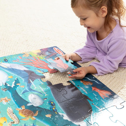 Melissa & Doug New! Underwater 48pc Floor Puzzle