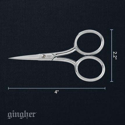 Gingher 4 Inch Large Handle Embroidery Scissors (01-005271)