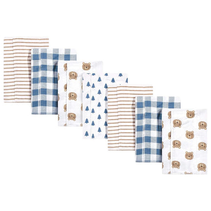 Hudson Baby Unisex Baby Cotton Flannel Burp Cloths