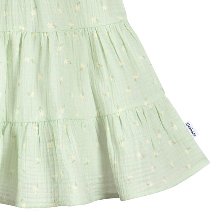 Gerber Girls' Toddler Sleeveless Gauze Dress, Pick a Daisy, 2T