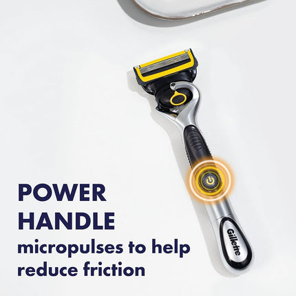 Gillette ProGlide Shield Power Men's Razor Handle + 1 Blade Refill