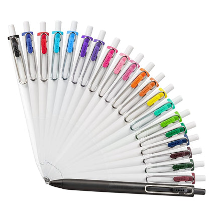 Uni-ball Uniball One Gel Pen, 12 Blue Pens, Medium Point 0.7 mm Gel Pens, Fine Point, Smooth Writing Pens, Home Office Supplies by, Colored Pens, Ink Pens, Ballpoint Pens, Bulk Pens for Journaling