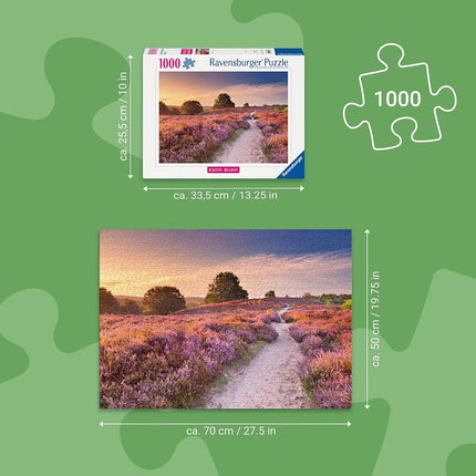 Ravensburger 1000 Teile - Traumpfad in Rosa: Beautiful Walkways