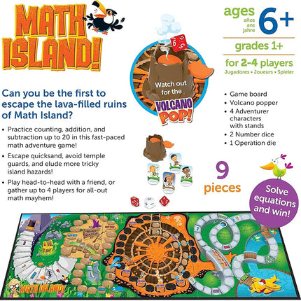 Learning Resources Maths Island Addition & Subtraction Game for Ages 6+