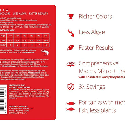 THE 2HR AQUARIST All-in-One APT 1/Zero for Planted Aquariums (1000ml)