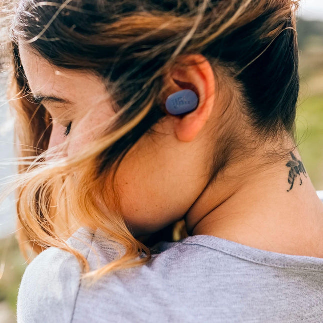 JBL Tune Buds JBLTBUDSBLUAM Auriculares Inalámbricos Pequeños con Cancelación de Ruido - Azul