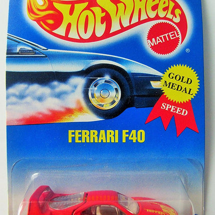 FERRARI F40 Hot Wheels 1991 Red Ferrari F40 1:64 S