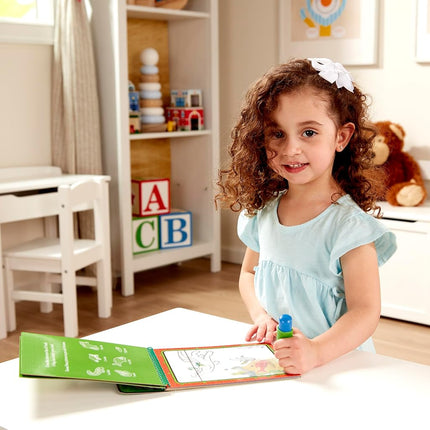 Melissa & Doug Water WOW! Carnet de coloriage magique de la jungle avec stylo à eau | Livre de coloriage pour enfants de 3, 4, 5, 6, 7 ans | Jouets de voyage pour tout-petits en avion Activités pour enfants - Certifié FSC