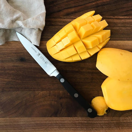 HENCKELS Classic Razor-Sharp 4-inch Paring Knife, German Engineered Informed by 100+ Years of Mastery, Stainless Steel