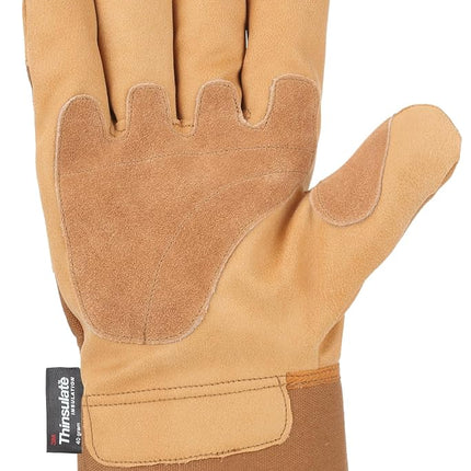 Insulated System 5 Work Glove with Safety Cuff, Brown, 2X-Large (Pack of 2)