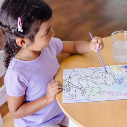 Paint with Water - Princess: Activity Books - Coloring/Painting/Stickers
