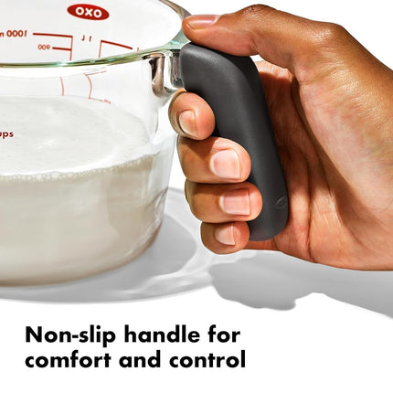OXO Good Grips Glass Measuring Cup with Lid, 2 Cup / 500 ml
