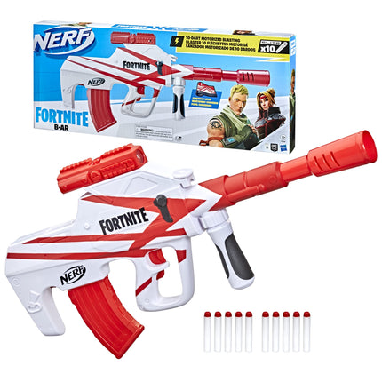 Lanzador de dardos motorizado NERF Fortnite B-AR
