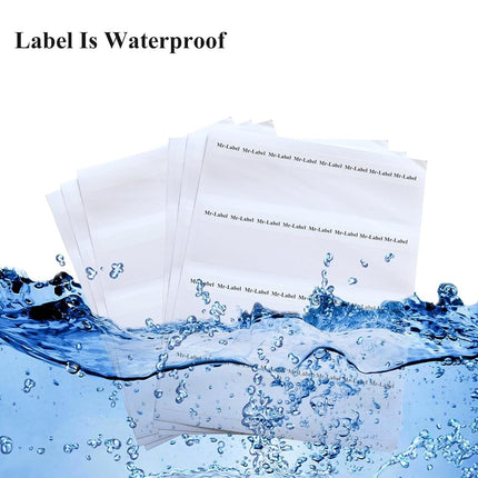 Mr-Label Self-Laminating Wrap Around Cable Labels - Letter Sheet Laser Printer Only - for Wire Marking Identification (25 Sheets (800 Labels), Orange)