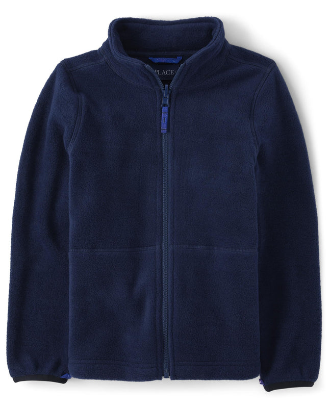 The Children's Place Boys' Heavy 3 in 1 Winter Jacket, Wind Water-Resistant Shell, Fleece Inner, Intergalactic_Tidal | Tidal, Large