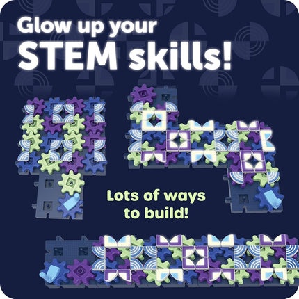 Learning Resources Glowing PatternGears, STEM Construction Gears Toy, Building Set for ages 4+