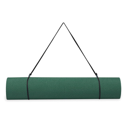 Gaiam Essentials Premium Yoga Mat With Yoga Mat Carrier Sling (72 InchL X 24 InchW X 1/4 Inch Thick)