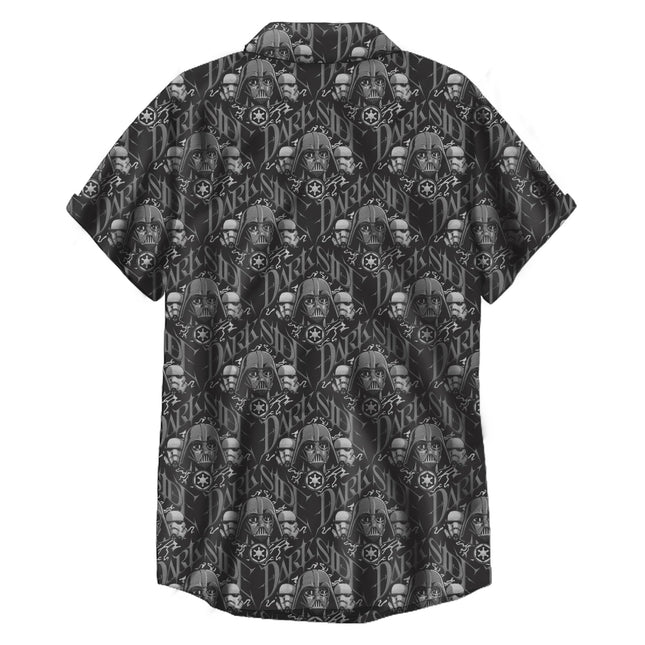 T-shirt tissé à manches courtes motif Darkside STAR WARS pour Garçons, Noir, Taille M