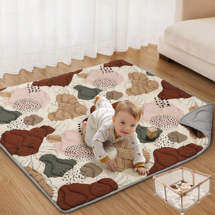 Blissful Diary Baby Play Mats for Floor, 127×127cm
