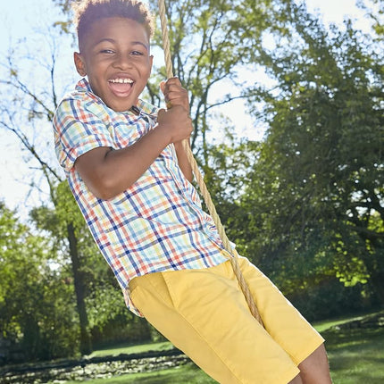 The Children's Place Boys Belted Chino Shorts, Banana Pudding, 6
