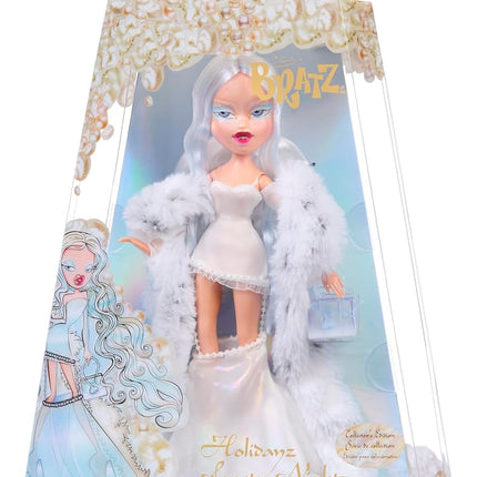 Bratz Holidayz Frosty Nightz - Cloe Collector’s Edition Doll, Comes with Real Fashions and Accessories, White, Blue