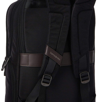 Samsonite Kombi Business Backpack, Black/Brown, 16.25 x 10.5 x 5-Inch, Kombi Business Backpack