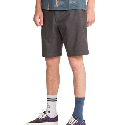 Volcom Men's Frickin Drifter 20" Chino Walk Short, Charcoal Heather-New, 36