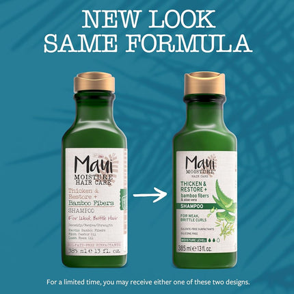 Maui Moisture Thicken & Restore + Bamboo Fibers Shampoo 385mL