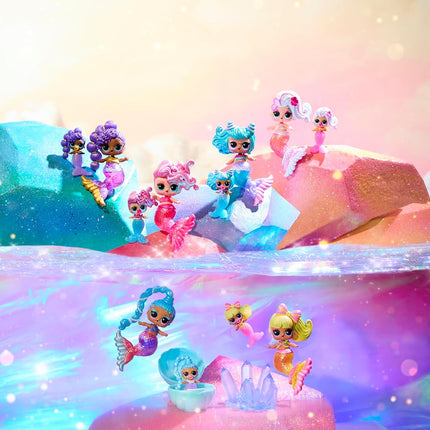 L.O.L. Surprise! Mermaids Makeover Magic Tots - DIY Wearable Lip Gloss for You and Your Doll, Mix and Create Makeup, Fun Water Play, 6 Dolls to Collect - for Ages 4+ Years
