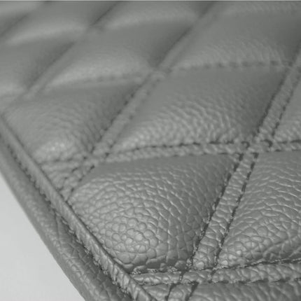 FH Group F12002GRAY Luxury Universal All-Season Heavy-Duty Faux Leather Car Floor Mats Diamond Design w. High Tech 3-D Anti-skid/Slip Backing