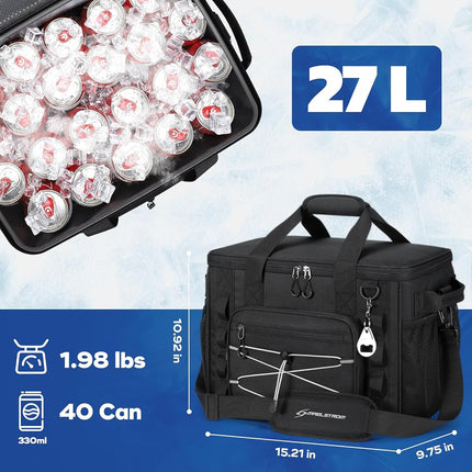 Maelstrom 40Can Collapsible Soft Cooler Bag, Leakproof Insulated Ice Chest