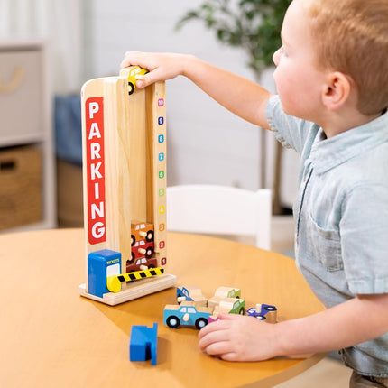 Melissa & Doug Stack & Count Parking Garage