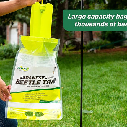 RESCUE!! Disposable Japanese/Oriental Beetle Trap (6 PACK)