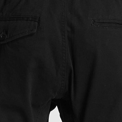 Southpole Men's Basic Stretch Twill Jogger Pants-Reg and Big & Tall Sizes - black - Large