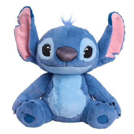 Disney Stitch Live-Action Large 13 Inch Soft Toy for Children from 2 Years - Blue Just Play