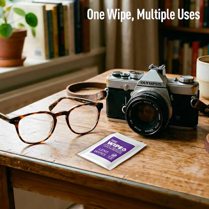 Paños para lentes Flents WIPE'N, transparentes, 75 unidades