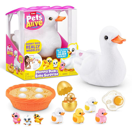 ZURU Pet's Alive Mama Duck and Babies