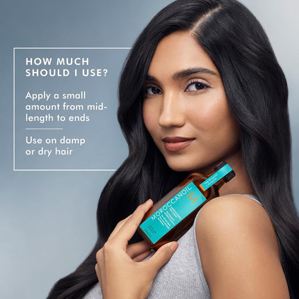 Moroccanoil treatment for all hair types, glass bottle 100ml.